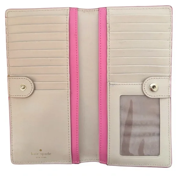 Kate Spade Pink Long Wallet - EUC - Picture 4 of 4
